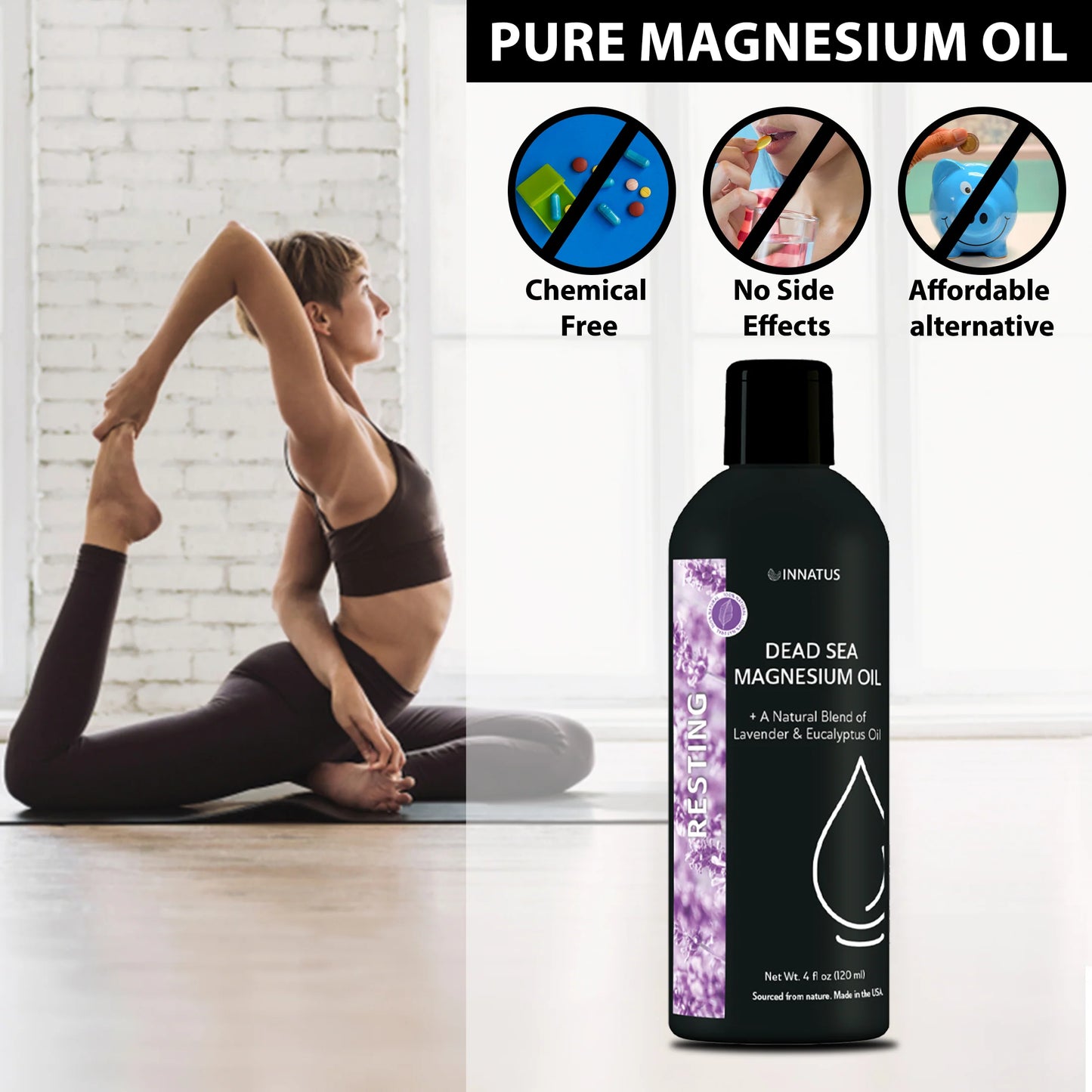 Natural Dead Sea Magnesium Relaxation Oil