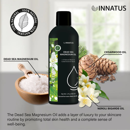 Natural Dead Sea Magnesium with Cedarwood and Neroli Essential Oils
