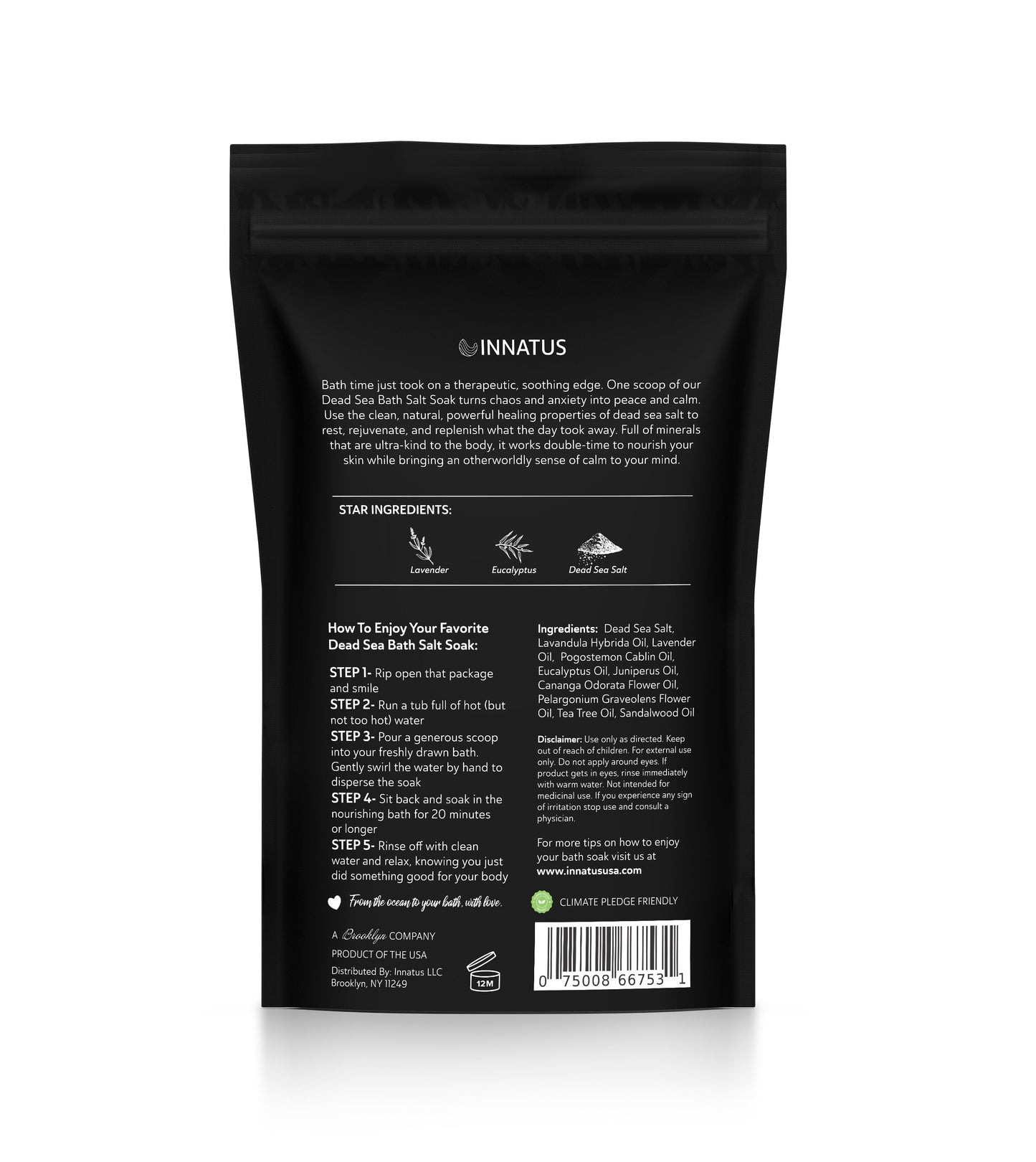 Lavender Infused Dead Sea Mineral Bath Soak