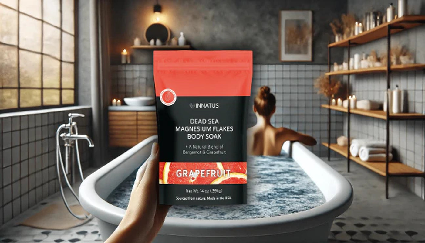 Dead Sea Magnesium Flakes with Restful Grapefruit Infusion