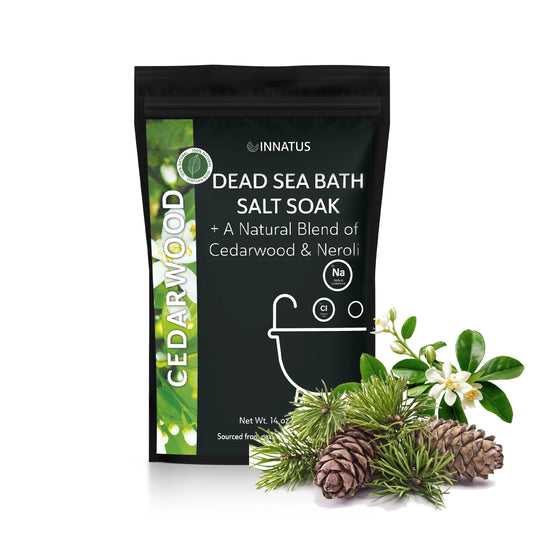 Dead Sea Mineral Bath Salt Soak with Cedarwood Essence