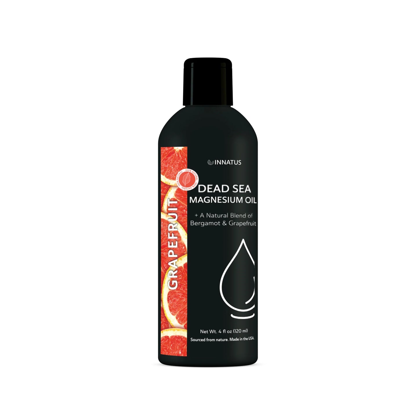 Natural Dead Sea Magnesium Oil with Bergamot and Grapefruit Extract