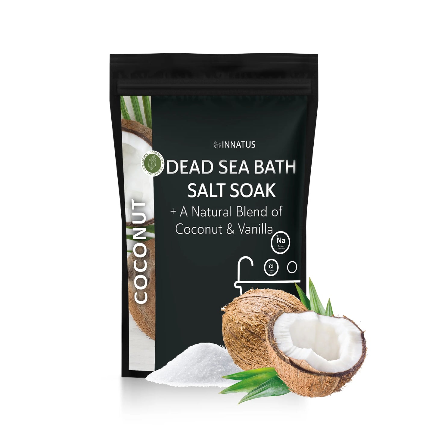 Dead Sea Mineral Coconut Bath Soak with 21 Essential Minerals