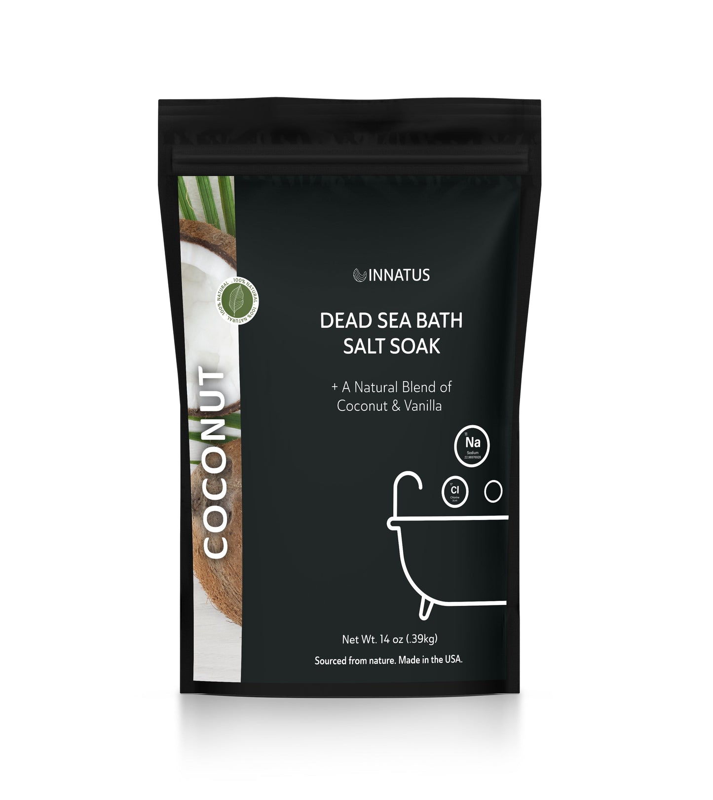 Dead Sea Mineral Coconut Bath Soak with 21 Essential Minerals