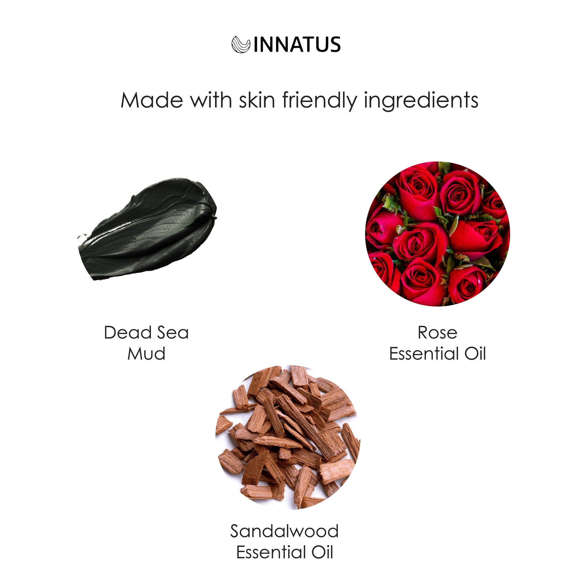 Dead Sea Mud Mask Infused with Rose Oil Blend