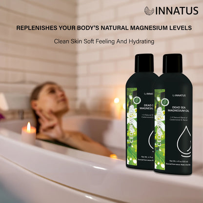 Natural Dead Sea Magnesium with Cedarwood and Neroli Essential Oils