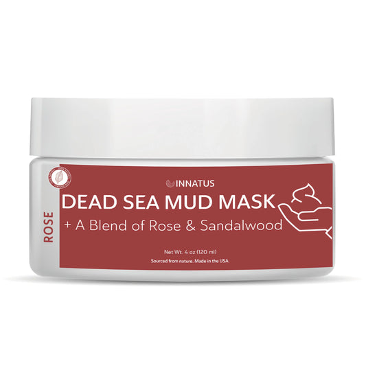 Dead Sea Mud Mask Infused with Rose Oil Blend