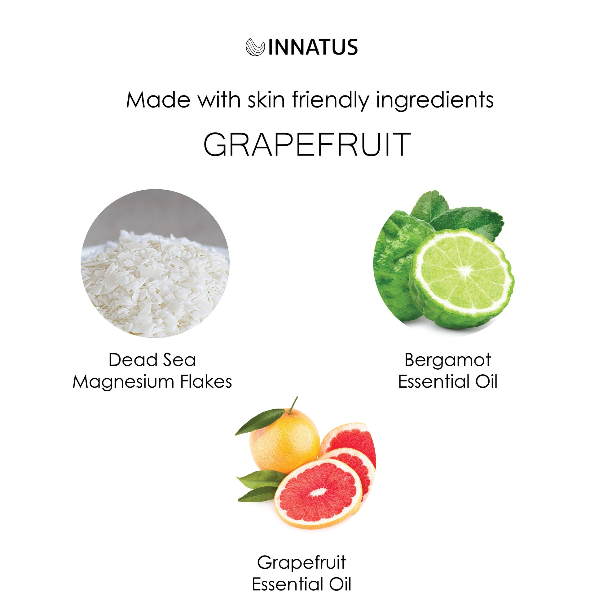 Dead Sea Magnesium Flakes with Restful Grapefruit Infusion